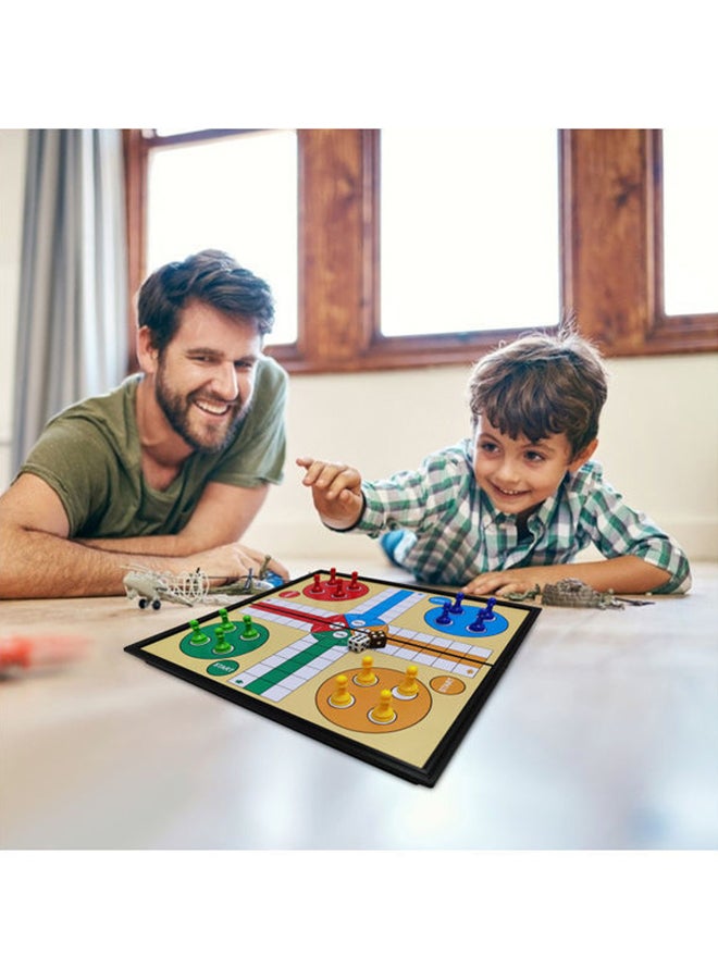 Portable Magnetic Ludo Board Game Set - Image 3